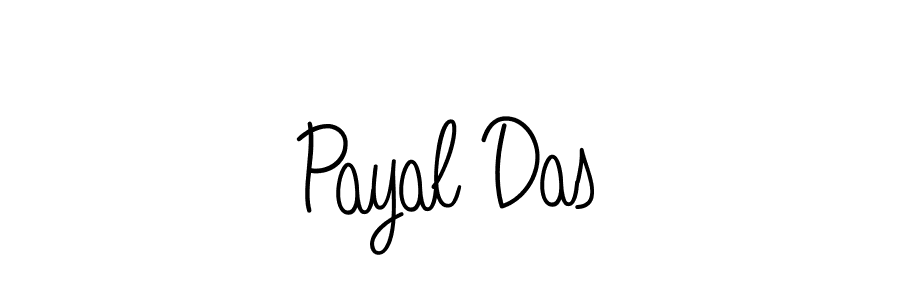 You should practise on your own different ways (Angelique-Rose-font-FFP) to write your name (Payal Das) in signature. don't let someone else do it for you. Payal Das signature style 5 images and pictures png