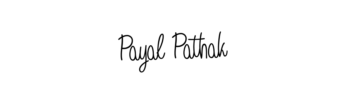 Payal Pathak stylish signature style. Best Handwritten Sign (Angelique-Rose-font-FFP) for my name. Handwritten Signature Collection Ideas for my name Payal Pathak. Payal Pathak signature style 5 images and pictures png