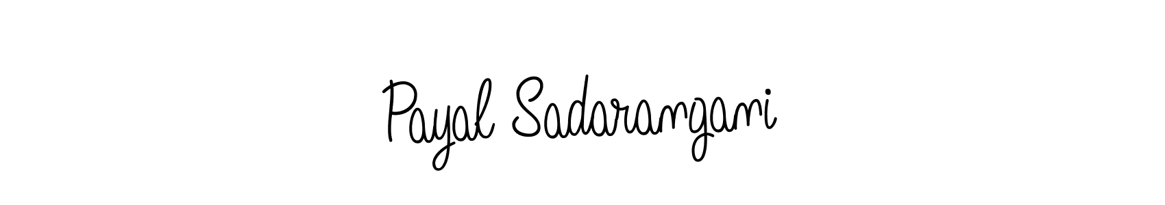 It looks lik you need a new signature style for name Payal Sadarangani. Design unique handwritten (Angelique-Rose-font-FFP) signature with our free signature maker in just a few clicks. Payal Sadarangani signature style 5 images and pictures png