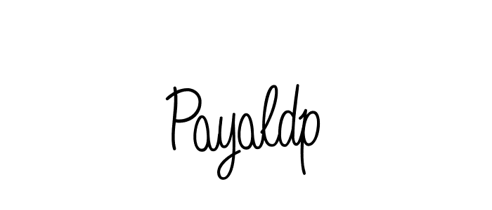 The best way (Angelique-Rose-font-FFP) to make a short signature is to pick only two or three words in your name. The name Payaldp include a total of six letters. For converting this name. Payaldp signature style 5 images and pictures png