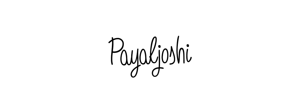 How to Draw Payaljoshi signature style? Angelique-Rose-font-FFP is a latest design signature styles for name Payaljoshi. Payaljoshi signature style 5 images and pictures png