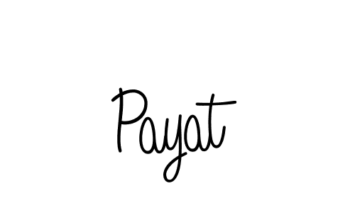 How to make Payat name signature. Use Angelique-Rose-font-FFP style for creating short signs online. This is the latest handwritten sign. Payat signature style 5 images and pictures png