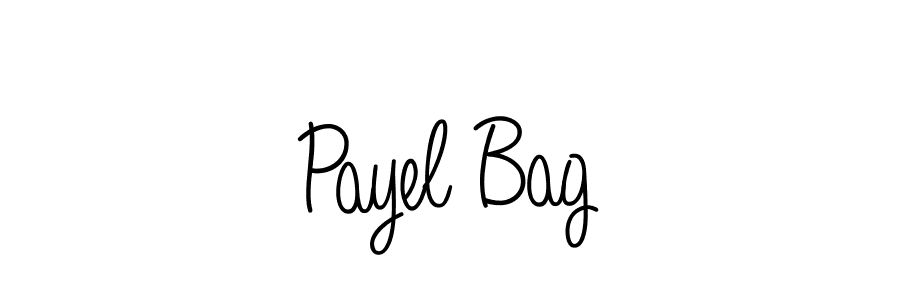 Design your own signature with our free online signature maker. With this signature software, you can create a handwritten (Angelique-Rose-font-FFP) signature for name Payel Bag. Payel Bag signature style 5 images and pictures png