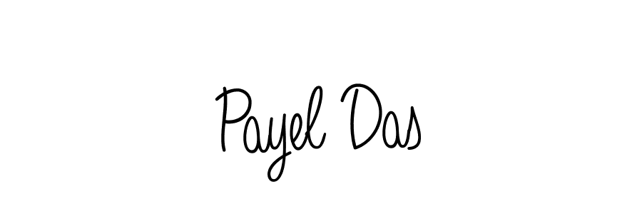 Design your own signature with our free online signature maker. With this signature software, you can create a handwritten (Angelique-Rose-font-FFP) signature for name Payel Das. Payel Das signature style 5 images and pictures png