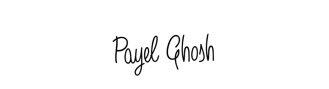 The best way (Angelique-Rose-font-FFP) to make a short signature is to pick only two or three words in your name. The name Payel Ghosh include a total of six letters. For converting this name. Payel Ghosh signature style 5 images and pictures png
