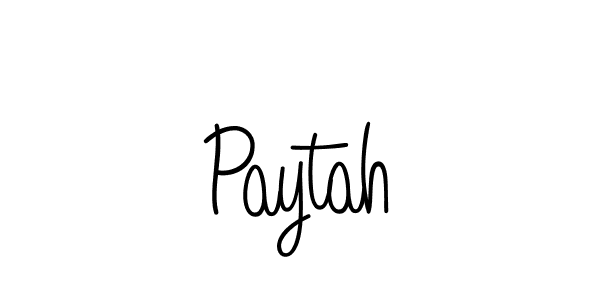 How to make Paytah name signature. Use Angelique-Rose-font-FFP style for creating short signs online. This is the latest handwritten sign. Paytah signature style 5 images and pictures png