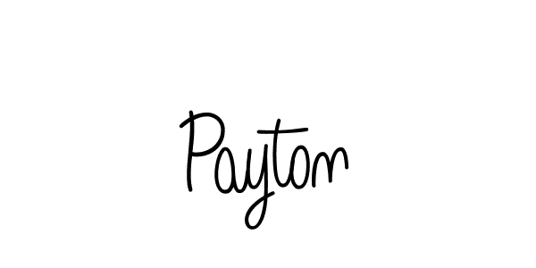 Make a beautiful signature design for name Payton. With this signature (Angelique-Rose-font-FFP) style, you can create a handwritten signature for free. Payton signature style 5 images and pictures png