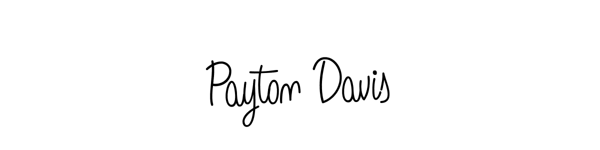 Make a beautiful signature design for name Payton Davis. With this signature (Angelique-Rose-font-FFP) style, you can create a handwritten signature for free. Payton Davis signature style 5 images and pictures png