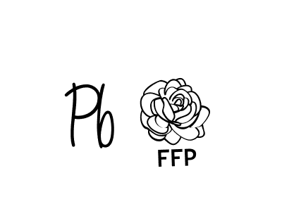 How to Draw Pb 2 signature style? Angelique-Rose-font-FFP is a latest design signature styles for name Pb 2. Pb 2 signature style 5 images and pictures png