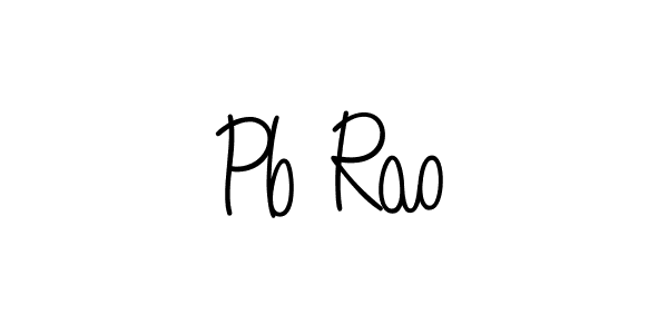 Best and Professional Signature Style for Pb Rao. Angelique-Rose-font-FFP Best Signature Style Collection. Pb Rao signature style 5 images and pictures png