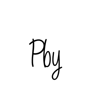 Make a beautiful signature design for name Pby. Use this online signature maker to create a handwritten signature for free. Pby signature style 5 images and pictures png