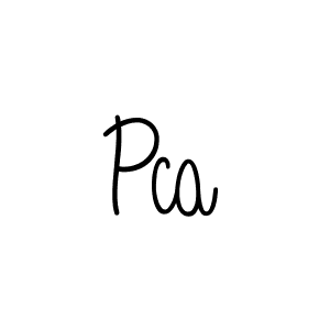 How to make Pca signature? Angelique-Rose-font-FFP is a professional autograph style. Create handwritten signature for Pca name. Pca signature style 5 images and pictures png