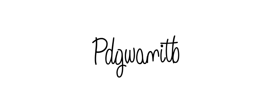 Pdgwanitb stylish signature style. Best Handwritten Sign (Angelique-Rose-font-FFP) for my name. Handwritten Signature Collection Ideas for my name Pdgwanitb. Pdgwanitb signature style 5 images and pictures png