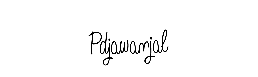 Make a beautiful signature design for name Pdjawanjal. With this signature (Angelique-Rose-font-FFP) style, you can create a handwritten signature for free. Pdjawanjal signature style 5 images and pictures png