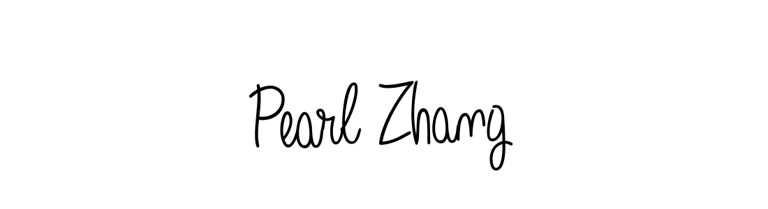 Pearl Zhang stylish signature style. Best Handwritten Sign (Angelique-Rose-font-FFP) for my name. Handwritten Signature Collection Ideas for my name Pearl Zhang. Pearl Zhang signature style 5 images and pictures png