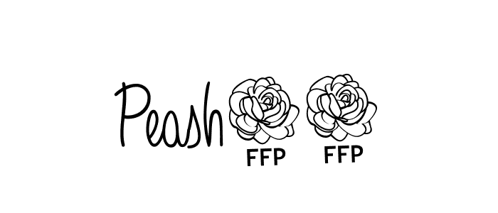 How to make Peash17 name signature. Use Angelique-Rose-font-FFP style for creating short signs online. This is the latest handwritten sign. Peash17 signature style 5 images and pictures png