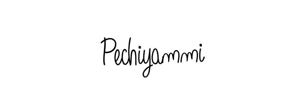How to Draw Pechiyammi signature style? Angelique-Rose-font-FFP is a latest design signature styles for name Pechiyammi. Pechiyammi signature style 5 images and pictures png