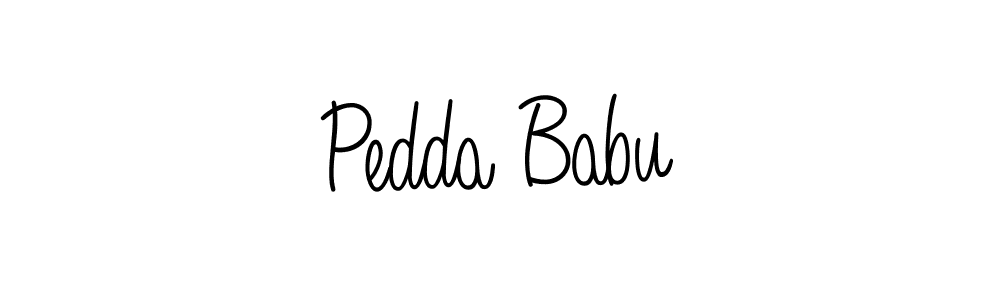 Angelique-Rose-font-FFP is a professional signature style that is perfect for those who want to add a touch of class to their signature. It is also a great choice for those who want to make their signature more unique. Get Pedda Babu name to fancy signature for free. Pedda Babu signature style 5 images and pictures png