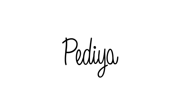 How to Draw Pediya signature style? Angelique-Rose-font-FFP is a latest design signature styles for name Pediya. Pediya signature style 5 images and pictures png