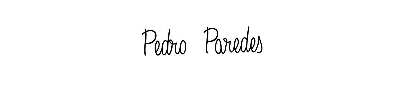 How to make Pedro  Paredes name signature. Use Angelique-Rose-font-FFP style for creating short signs online. This is the latest handwritten sign. Pedro  Paredes signature style 5 images and pictures png