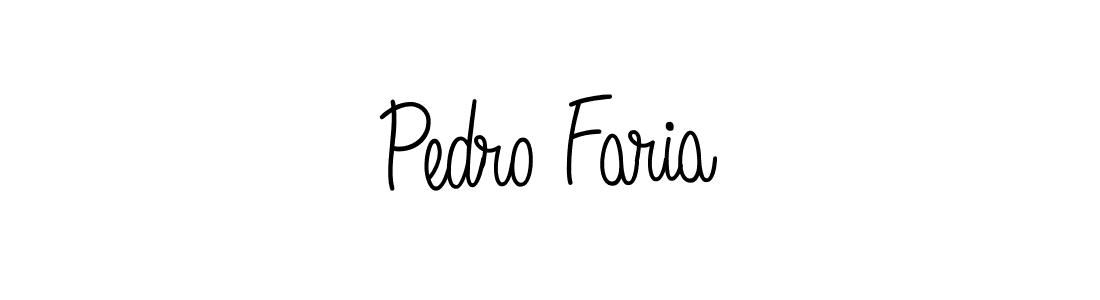 Use a signature maker to create a handwritten signature online. With this signature software, you can design (Angelique-Rose-font-FFP) your own signature for name Pedro Faria. Pedro Faria signature style 5 images and pictures png