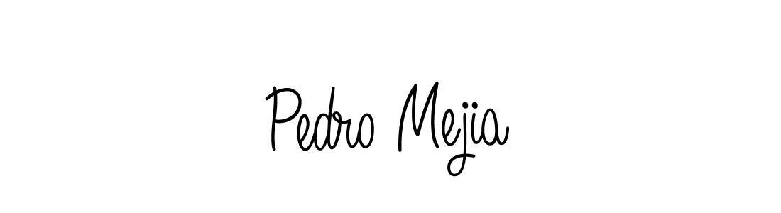 Design your own signature with our free online signature maker. With this signature software, you can create a handwritten (Angelique-Rose-font-FFP) signature for name Pedro Mejia. Pedro Mejia signature style 5 images and pictures png