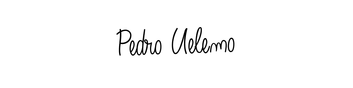 Best and Professional Signature Style for Pedro Uelemo. Angelique-Rose-font-FFP Best Signature Style Collection. Pedro Uelemo signature style 5 images and pictures png