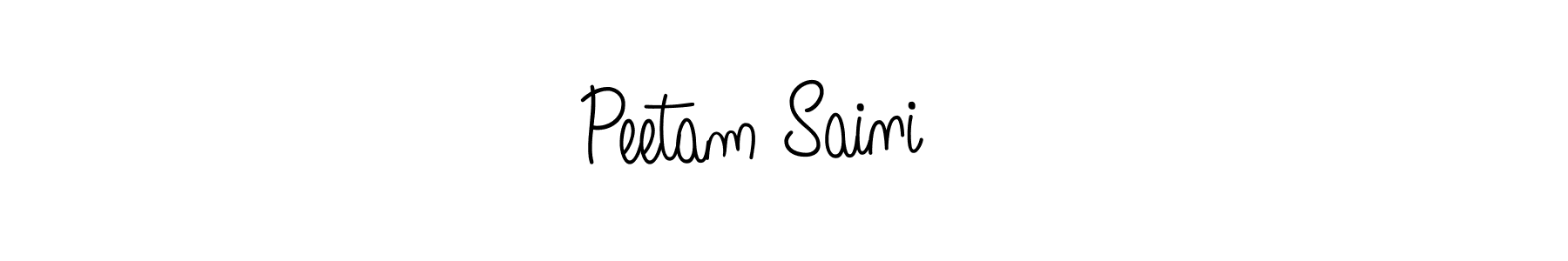 How to Draw Peetam Saini♥️ signature style? Angelique-Rose-font-FFP is a latest design signature styles for name Peetam Saini♥️. Peetam Saini♥️ signature style 5 images and pictures png