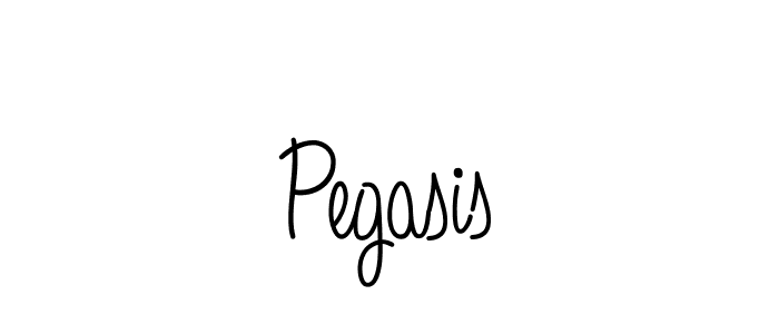 Make a beautiful signature design for name Pegasis. With this signature (Angelique-Rose-font-FFP) style, you can create a handwritten signature for free. Pegasis signature style 5 images and pictures png