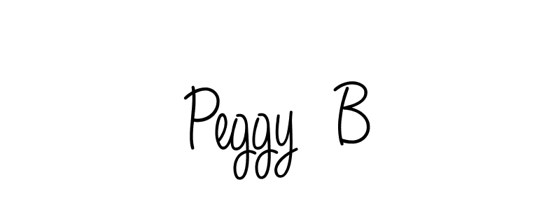 Once you've used our free online signature maker to create your best signature Angelique-Rose-font-FFP style, it's time to enjoy all of the benefits that Peggy  B name signing documents. Peggy  B signature style 5 images and pictures png