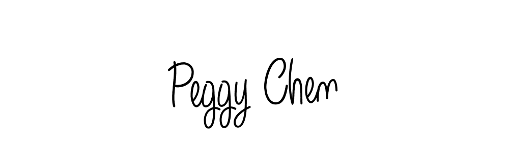 Peggy Chen stylish signature style. Best Handwritten Sign (Angelique-Rose-font-FFP) for my name. Handwritten Signature Collection Ideas for my name Peggy Chen. Peggy Chen signature style 5 images and pictures png