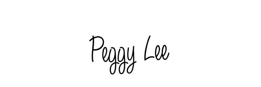 You should practise on your own different ways (Angelique-Rose-font-FFP) to write your name (Peggy Lee) in signature. don't let someone else do it for you. Peggy Lee signature style 5 images and pictures png