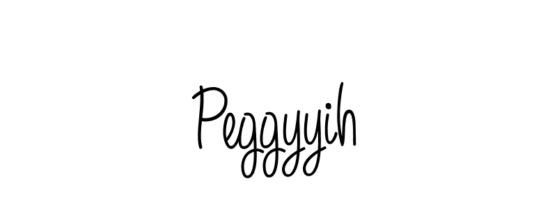 Create a beautiful signature design for name Peggyyih. With this signature (Angelique-Rose-font-FFP) fonts, you can make a handwritten signature for free. Peggyyih signature style 5 images and pictures png