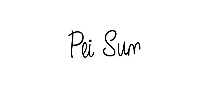 Once you've used our free online signature maker to create your best signature Angelique-Rose-font-FFP style, it's time to enjoy all of the benefits that Pei Sun name signing documents. Pei Sun signature style 5 images and pictures png