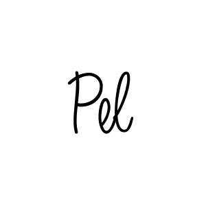 Make a beautiful signature design for name Pel. With this signature (Angelique-Rose-font-FFP) style, you can create a handwritten signature for free. Pel signature style 5 images and pictures png
