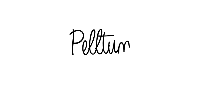 How to make Pelltun name signature. Use Angelique-Rose-font-FFP style for creating short signs online. This is the latest handwritten sign. Pelltun signature style 5 images and pictures png