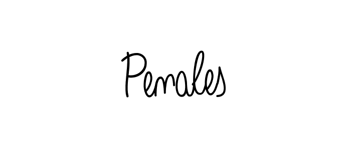 Create a beautiful signature design for name Penales. With this signature (Angelique-Rose-font-FFP) fonts, you can make a handwritten signature for free. Penales signature style 5 images and pictures png
