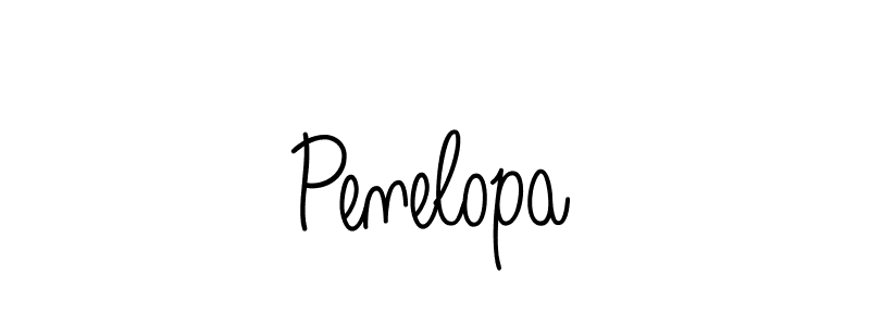 Penelopa stylish signature style. Best Handwritten Sign (Angelique-Rose-font-FFP) for my name. Handwritten Signature Collection Ideas for my name Penelopa. Penelopa signature style 5 images and pictures png