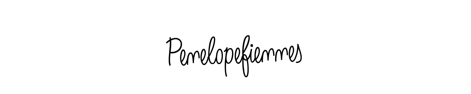 Create a beautiful signature design for name Penelopefiennes. With this signature (Angelique-Rose-font-FFP) fonts, you can make a handwritten signature for free. Penelopefiennes signature style 5 images and pictures png