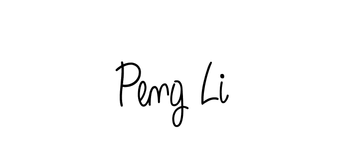 Best and Professional Signature Style for Peng Li. Angelique-Rose-font-FFP Best Signature Style Collection. Peng Li signature style 5 images and pictures png