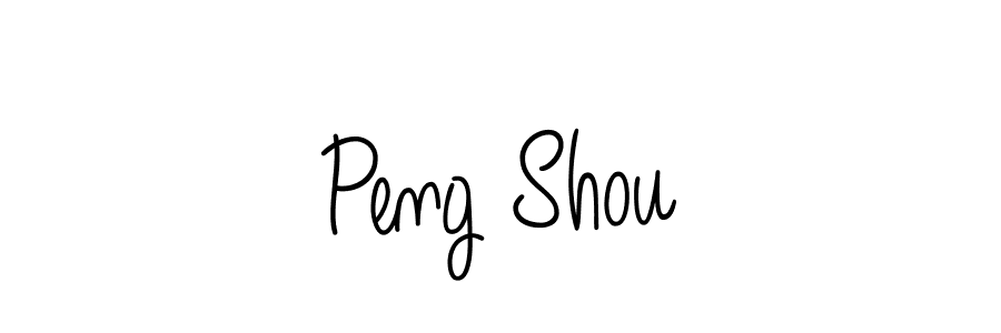 It looks lik you need a new signature style for name Peng Shou. Design unique handwritten (Angelique-Rose-font-FFP) signature with our free signature maker in just a few clicks. Peng Shou signature style 5 images and pictures png