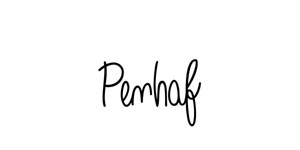 How to make Penhaf signature? Angelique-Rose-font-FFP is a professional autograph style. Create handwritten signature for Penhaf name. Penhaf signature style 5 images and pictures png