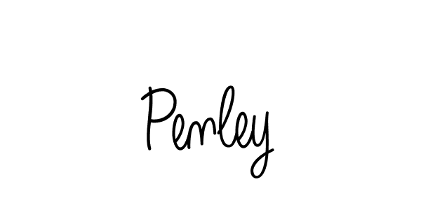 You should practise on your own different ways (Angelique-Rose-font-FFP) to write your name (Penley) in signature. don't let someone else do it for you. Penley signature style 5 images and pictures png