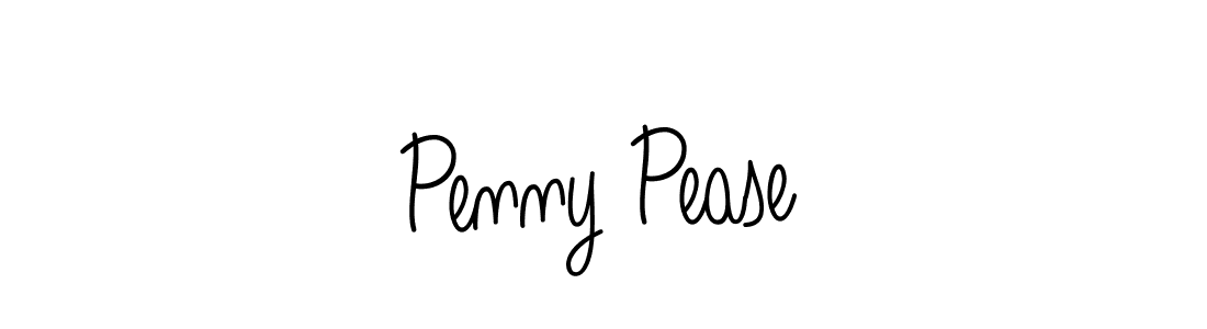 Penny Pease stylish signature style. Best Handwritten Sign (Angelique-Rose-font-FFP) for my name. Handwritten Signature Collection Ideas for my name Penny Pease. Penny Pease signature style 5 images and pictures png