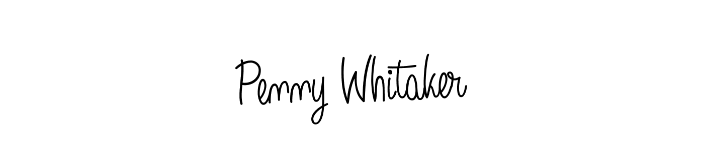 Make a beautiful signature design for name Penny Whitaker. Use this online signature maker to create a handwritten signature for free. Penny Whitaker signature style 5 images and pictures png
