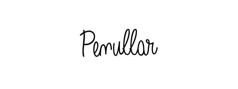 Make a beautiful signature design for name Penullar. With this signature (Angelique-Rose-font-FFP) style, you can create a handwritten signature for free. Penullar signature style 5 images and pictures png