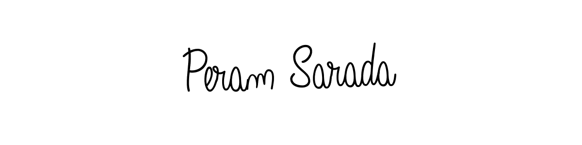 See photos of Peram Sarada official signature by Spectra . Check more albums & portfolios. Read reviews & check more about Angelique-Rose-font-FFP font. Peram Sarada signature style 5 images and pictures png