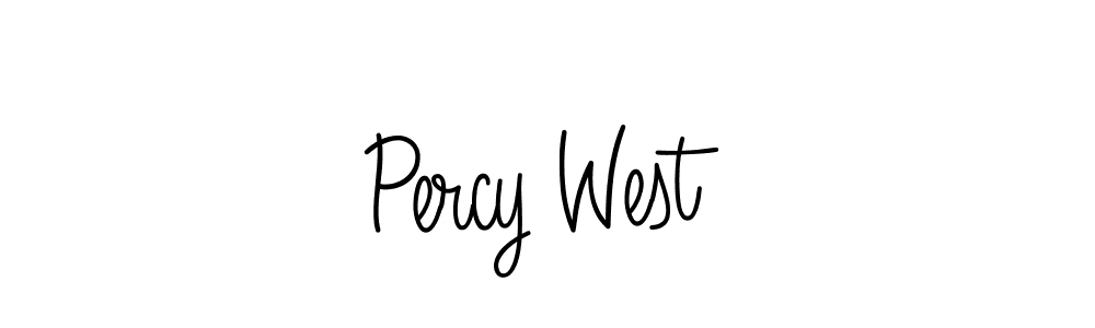 Percy West stylish signature style. Best Handwritten Sign (Angelique-Rose-font-FFP) for my name. Handwritten Signature Collection Ideas for my name Percy West. Percy West signature style 5 images and pictures png