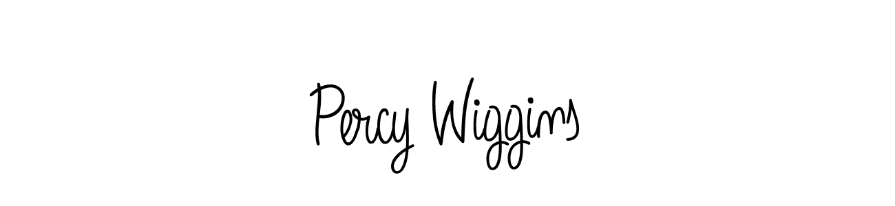 Use a signature maker to create a handwritten signature online. With this signature software, you can design (Angelique-Rose-font-FFP) your own signature for name Percy Wiggins. Percy Wiggins signature style 5 images and pictures png