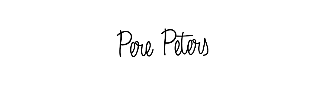 Angelique-Rose-font-FFP is a professional signature style that is perfect for those who want to add a touch of class to their signature. It is also a great choice for those who want to make their signature more unique. Get Pere Peters name to fancy signature for free. Pere Peters signature style 5 images and pictures png